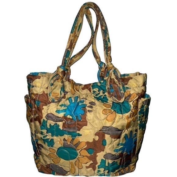 Marc by Marc Jacobs Pretty Nylon Tate Tote Green Medium Shoulder Bag - Picture 2 of 14